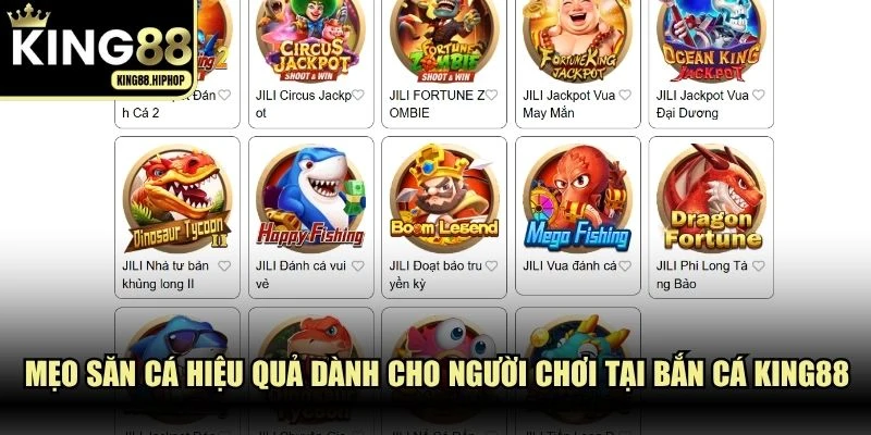 Mẹo săn cá hiệu quả dành cho người chơi tại bắn cá KING88